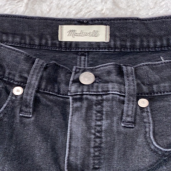 Madewell high waisted black cut off shorts excellent preowned condition size 28 - Picture 8 of 11